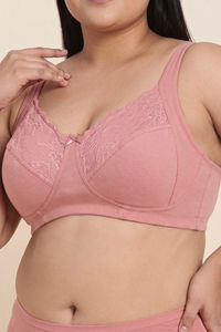 Zivame Basics Double Layered Non Wired 3/4Th Coverage Sag Lift Bra - Lobster Bisque — thumbnail 5